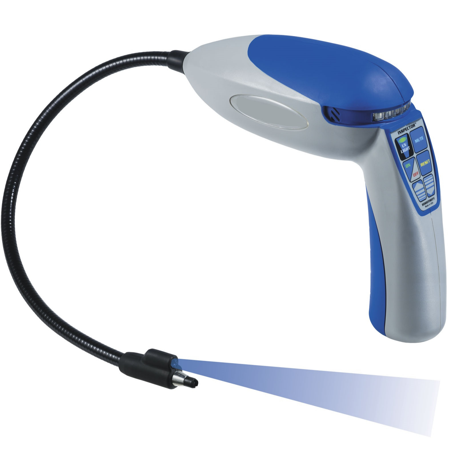 Detector de Vazamento Eletrônico INSPECTOR Com Lanterna UV | Mixtool® MT55200